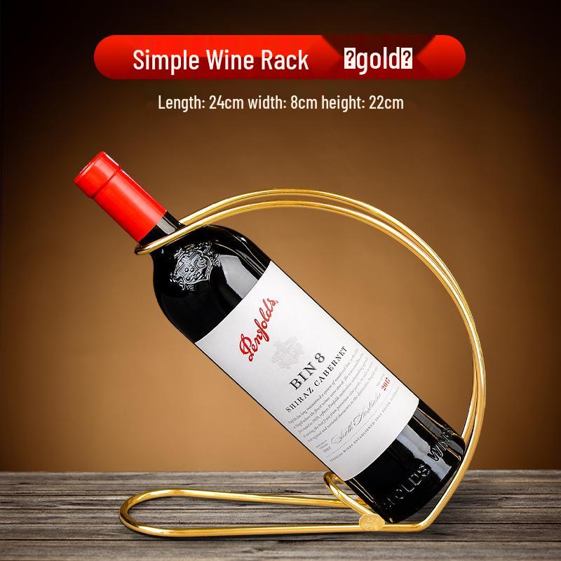 Luxury Red Wine Rack: Elegant Slanted Holder for Wine Bottle Display and Home Decoration