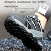 Scarpe Antinfortunistiche da Lavoro Uomo Punta in Acciaio Antischiacciamento, Antiperforazione e Resistenti all'Usura Scarpe Protettive per Cantiere