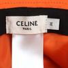 Ausgezeichneter CELINE Hut Schwarz Orange Nylon Herren M 2AUB0930C Gebraucht