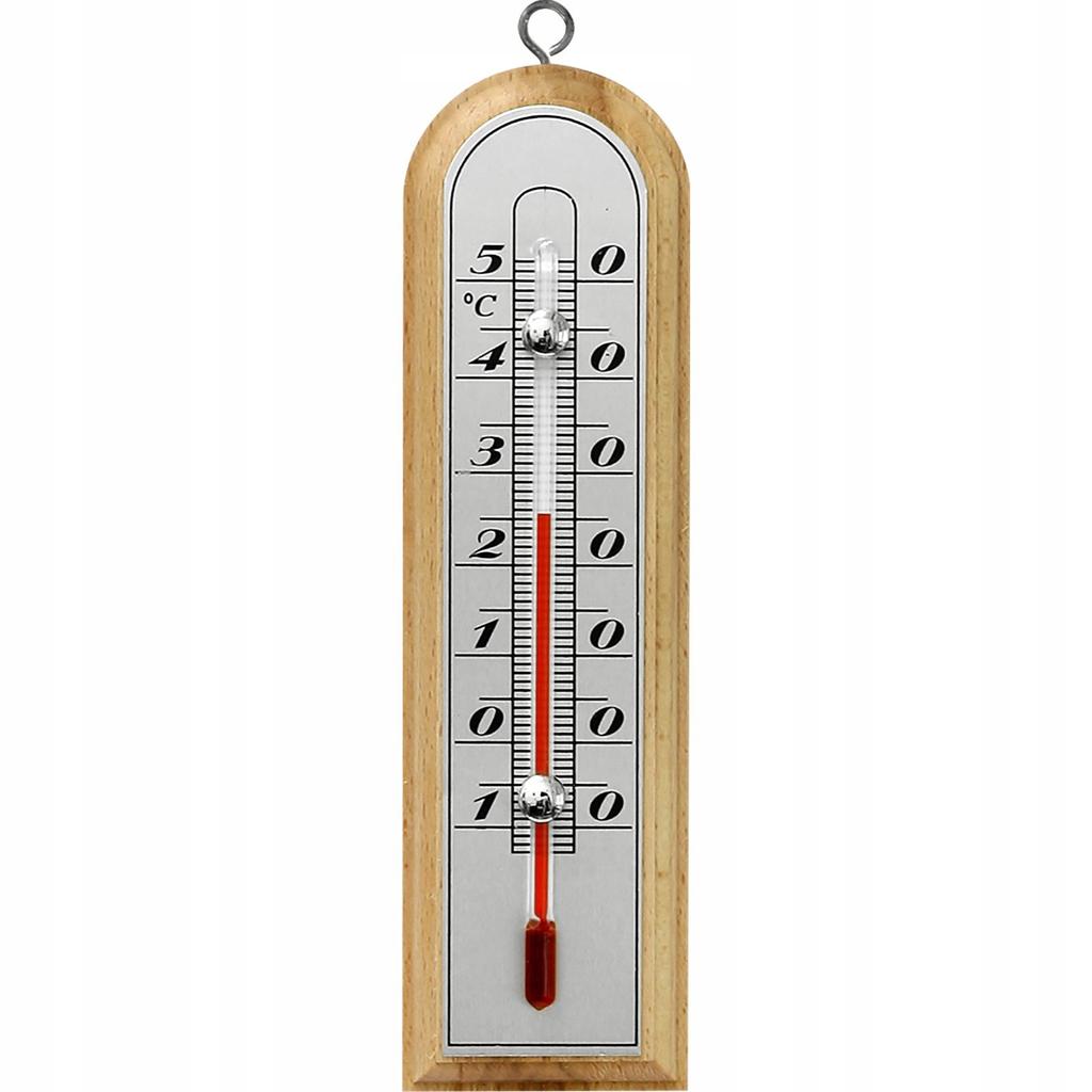 Wooden Hanging Indoor Room Thermometer