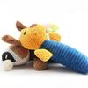2026 Dog Chew Toy Simulated Plush Animals Sounding Bite-resistant Puppy Toy Teeth Cleaning Training Dog Plush Toy Supplies