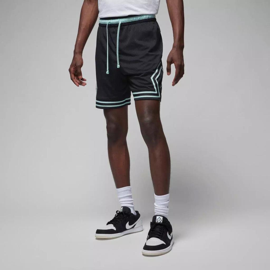 Jordan Comfortable Breathable Lace-Up Casual Sports Shorts Men Bottoms Black DX1488-014