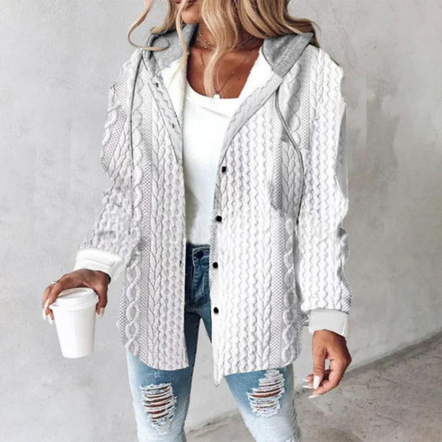 Casual Women's Large Checkered Coat Autumn Winter New Arrival