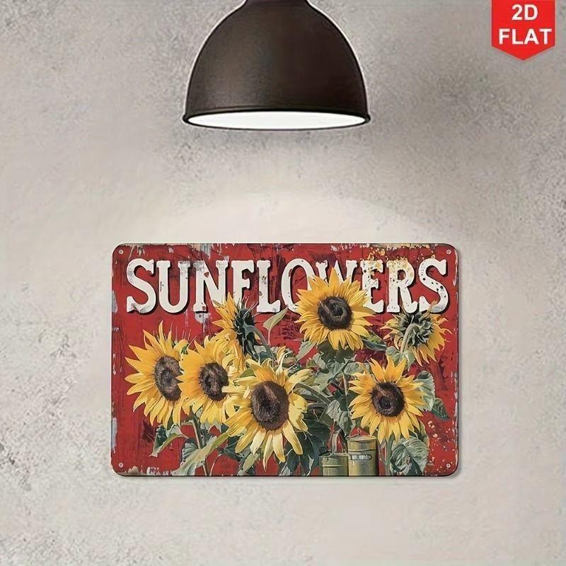 Vintage Metal Decorative Sign Durable Aluminum Plaque for Office Cafe