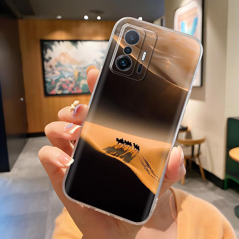 Pro pouzdro na telefon Xiaomi 11T Pro Módní Fantasy Průhledný Kryt Pro Xiaomi Mi 11T Pro Mi11T TPU Silikonové Kryty na Záda Odolné proti Pádu Funda