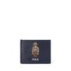Men S Polo Bear Leather Card caSe