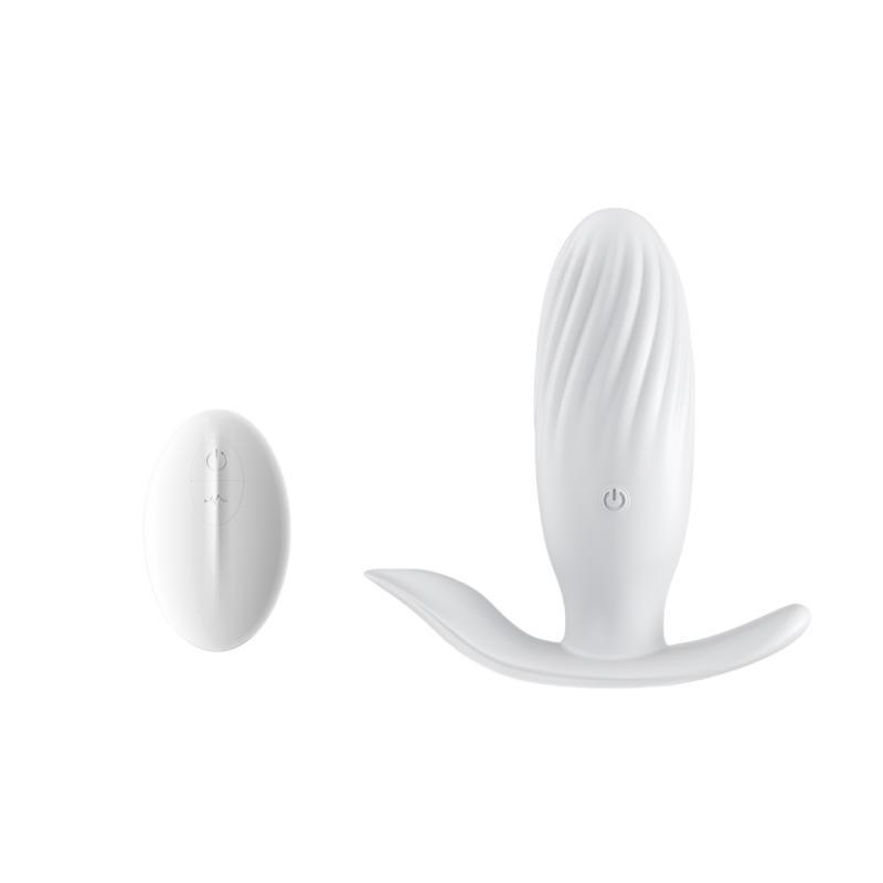 1 Set Soft Silicone Waterproof Vibrating Butt Plug Wireless Remote Multiple Vibration Modes For Adult Pleasure