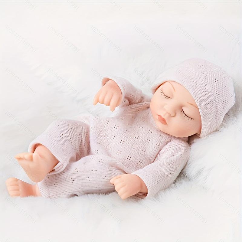 7-Inch Mini Reborn Doll with Full Body Soft Silicone - Realistic Design, Small Size, Exclusive Edition