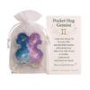 Token de Abrazo de Bolsillo Zodiacal Encanto de Bolsillo Acrílico Hecho a Mano con Tarjeta de Mensaje Recuerdo Inspirador de Consuelo Regalo Significativo para Él Ella