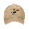 Lucky Luke Jolly Jumper and Rantanplan Baseball Caps Vintage Distressed Washed Snapback Cap Outdoor Running Golf Hats Cap
