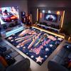 1PC Custom Name "Magical Hair Tools Night" Theme Floor Mat Ideal for Living Room, Game Rooms, Office, Bedroom,Floor Mat Playful Design