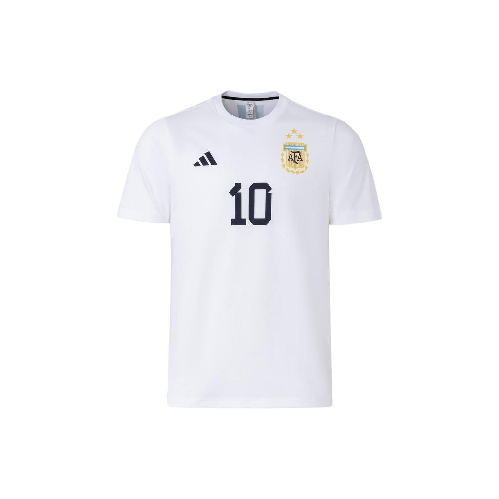 Adidas Argentina Soccer Jerseys Men's White Moderate Straight Fit IW3614