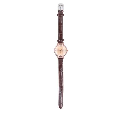 Damen Minimalistische Uhr Ultraflach Lederarmband Lässige Mode Armbanduhr Damenuhren Schlicht