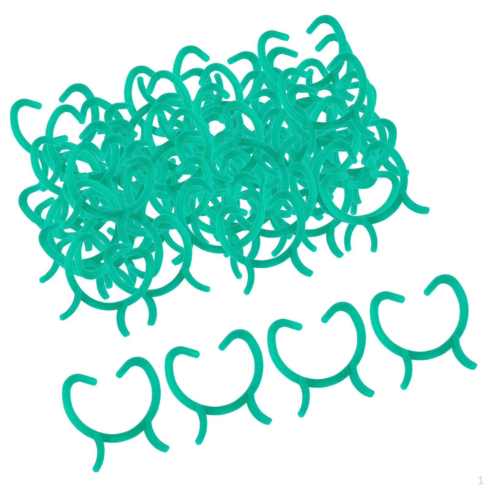 

100 шт. зажимы для поддержки садовых растений, поворотные зажимы, легкие, вьющиеся, томатная лоза Large Butterfly