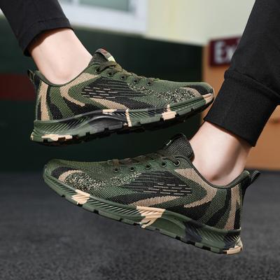 2025 New Autumn Camouflage Shoes Men's and Women's Sports Training Shoes, Fashionable and Casual Trend Lightweight High-elastic Sports Shoes