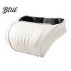 Neck Pain Relief Pillow for Commuting Memory Foam Car Pillow/Backrest Breathable PU Leather Cover with Adjustable Office Chair Headrest Attachment