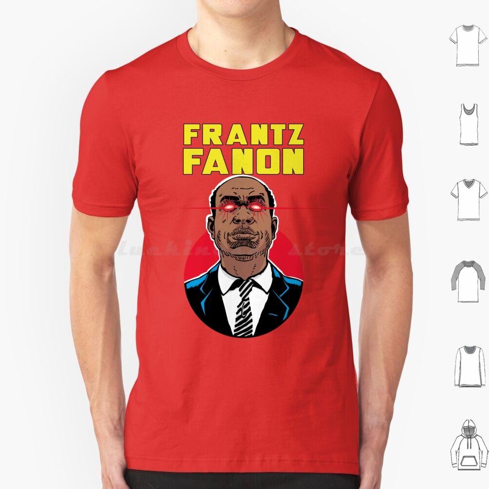 Camiseta Frantz Fanon Está Mirando 6xl Algodón Fresca Tee Fanon Fanon Cómics Superhéroe Socialismo Antirracismo Marxismo Arte Pop