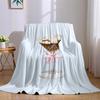 Creamy Bean Flannel Blanket Warm Soft Halloween Christmas Couch Warm Cozy Decorative Decor Gift for All Season