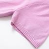 2025 Spring Women's Slim Fit Knit Sweater - Sweet & Simple Turn-Down Collar, Short-Sleeved