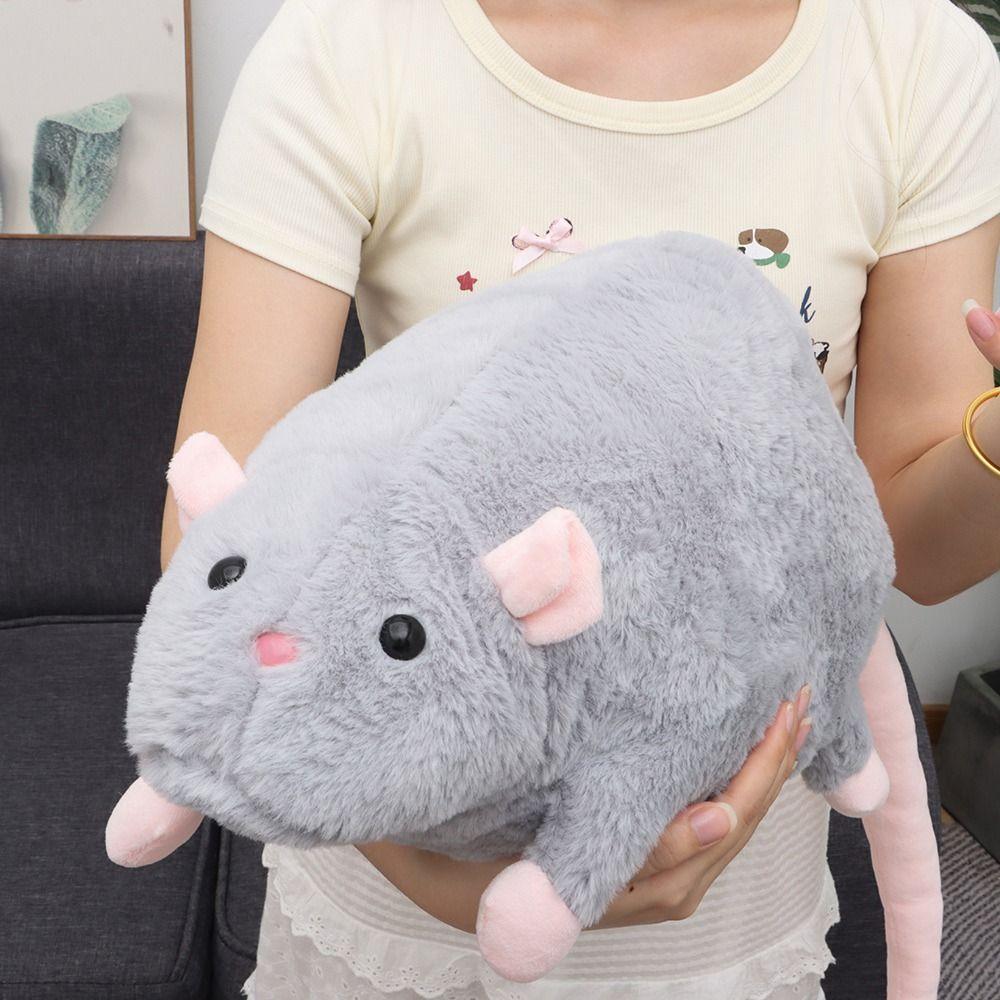 Cartoon Flower Branch Rat Doll 30/45/90cm Animal Figure Creative Mouse Doll  Kids Gift Birthday