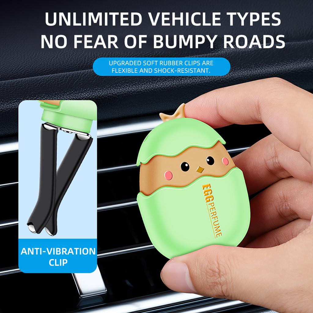Car Air Freshener Car air outlet decoration aromatherapy accessories Egg Tuyere Lasting Ornaments car aromatherapy clips