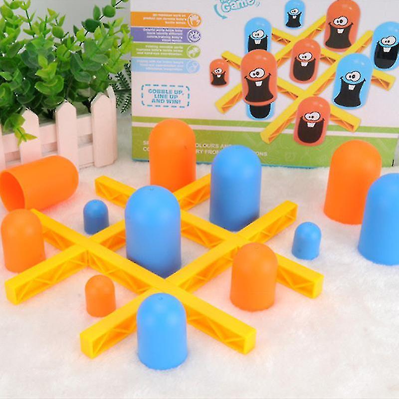 2 Spieler Tic Tac Toe Groß frisst Klein Spiel Tw