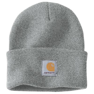 Carhartt Acrylic Watch Hat KNIT CAP Available In 18 Solid Colors Men's (Heather Gray) -
