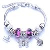 Süßes Haustier-Thema Tieranhänger Armband mit Zinklegierung Hummerverschluss Modeschmuck