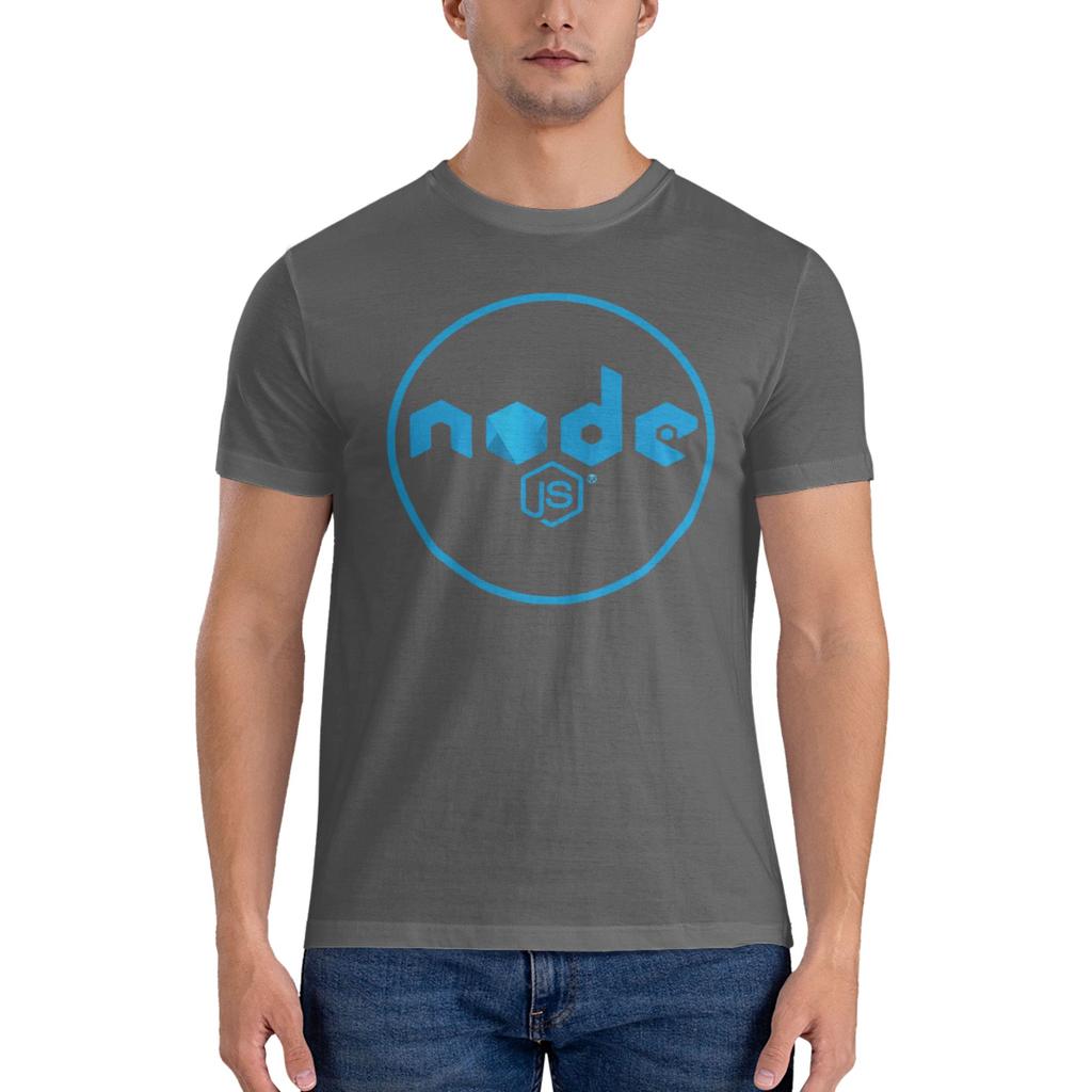 Nodejs Javascript Programmer Tshirt For Unisex Cotton T Shirts Unisexs Short Sleeve Crew Neck Summer Clothes Tops S6xl