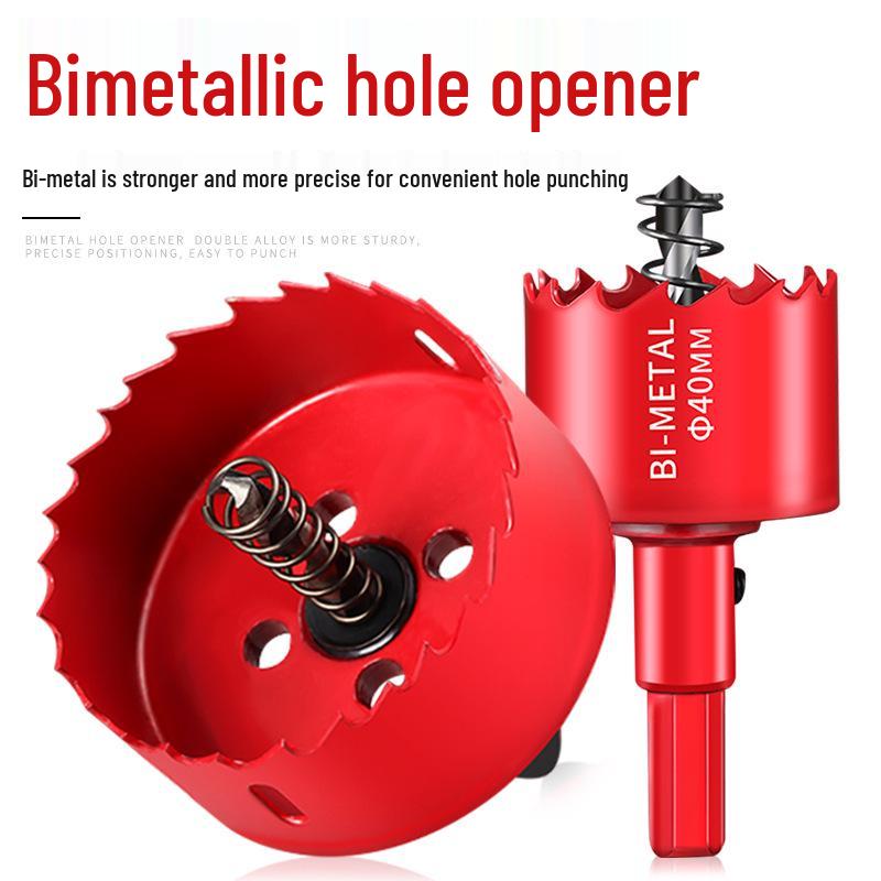 Bimetal Hole Saw Drill Bit for Wood, Gypsum, PVC, and Metal