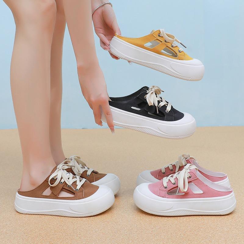 Shoes Women's Summer New Versatile Casual Shoes Are Fashionable and Comfortable, and Sandals Are Worn Outside. Women's Soft Soles Are Not Tired.