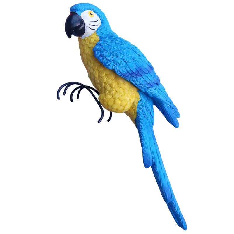 Little Hummingbird Simulated Bird Ornaments Decorations Outdoor Courtyard Garden Ornaments Resin Flower Pot Ornaments Resin Birds