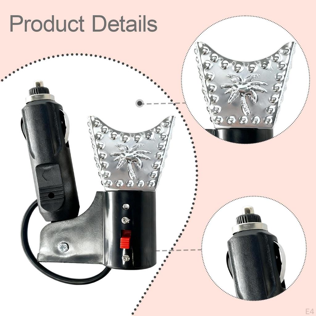 Auto Brenner Metall Aroma Automobil Autos Duft Ofen Kreatives Autozubehör Geschenk Elektrisch