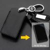 Étui Porte-Clé de Voiture en Cuir Véritable Fait Main Pour Volvo Ex30 Coque de Décoration Télécommande Porte-Clés Bague Porte-Clés Porte-Clés Accessoires Intérieurs