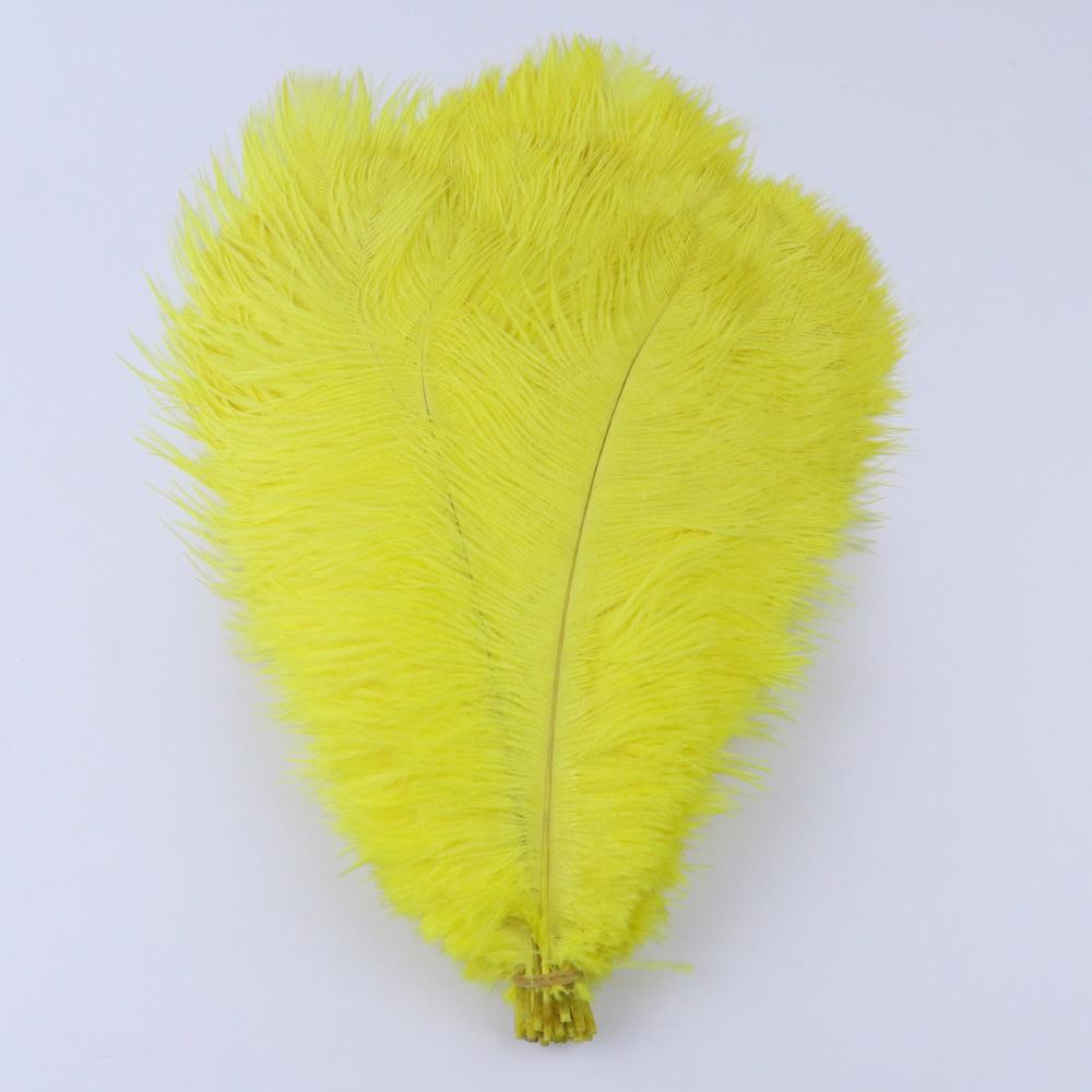 10Pcs White Ostrich Feathers for Wedding Party Decoration DIY Natural Feather Table Centerpiece Vase Craft Carnival Plumas Decor
