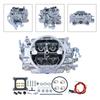 4 Barrel Carburetor 1404 Manual Choke 500 CFM