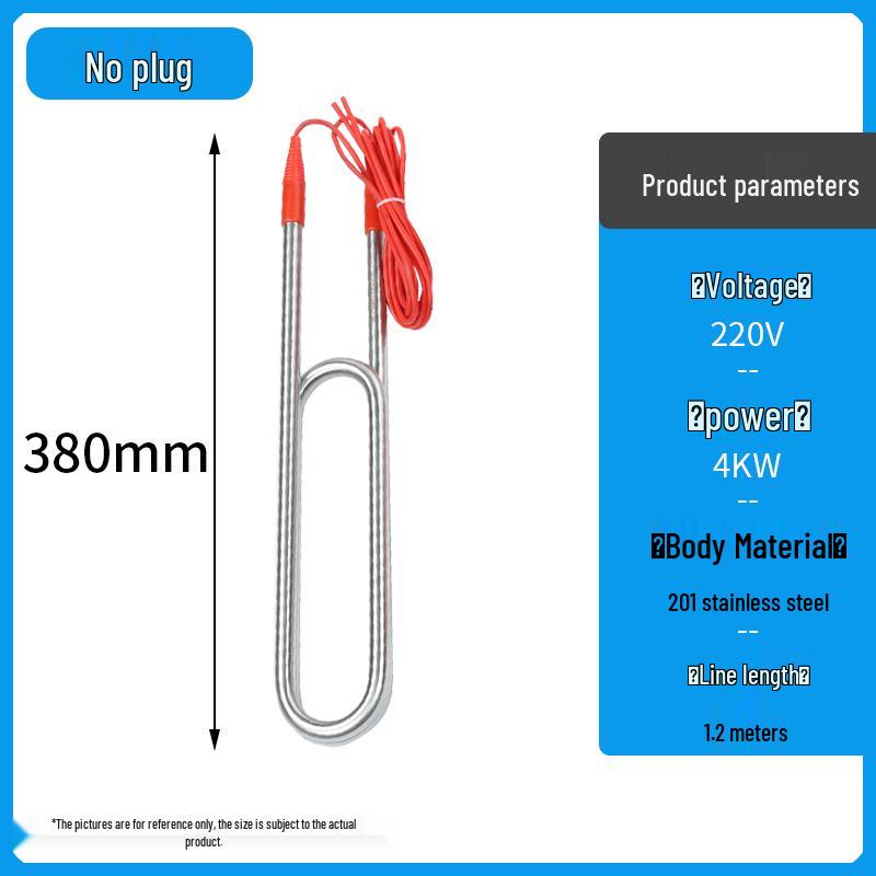 High-Power Submersible Electric Heating Rod for Industrial Water Tanks 380V/220V