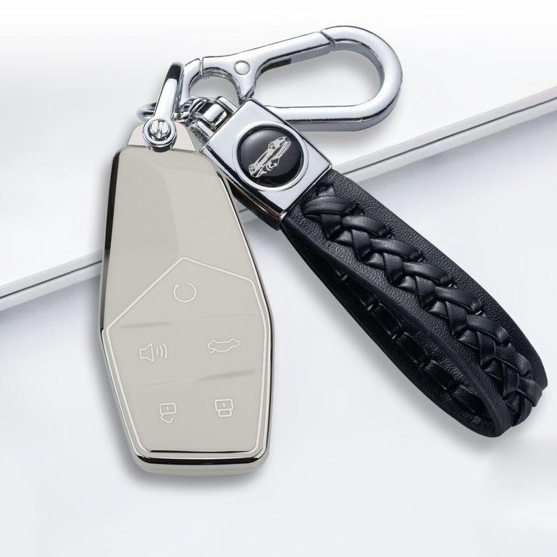 

Чехол для ключа автомобиля брелок для MG One 2022 2023 2024 Чехол для защиты пульта Сумка Корпус Брелок Кольцо-держатель Салонные аксессуары Fit for MG ONE