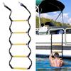 Outdoor 5 Step Boat Rope Ladder for Inflatable Boat, Kayak, Motorboat, Canoeing