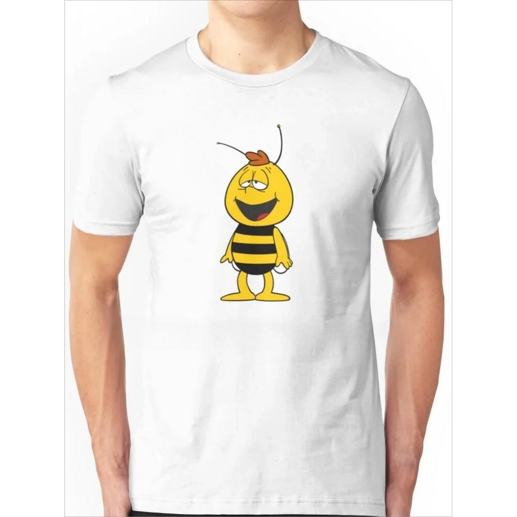 Willy Maya T-shirt, Featuring Retro Designs From The 70s and 80s, Showcases Maya Bees and Her Friends' Casual T-shirts