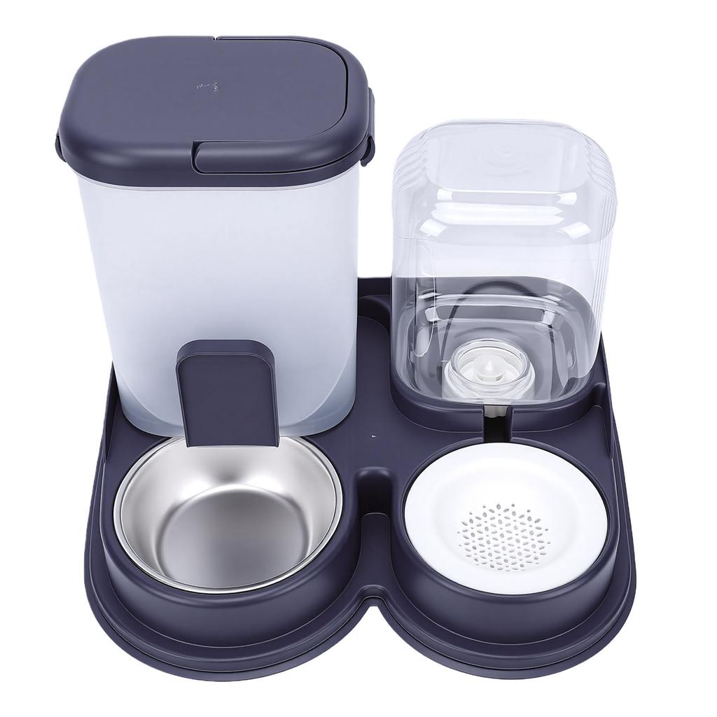 Automatic Dog Cat Feeder and Waterer Anti Slip Pet Food Water Dispenser for Small Medium Dog Cat Puppy Kitten