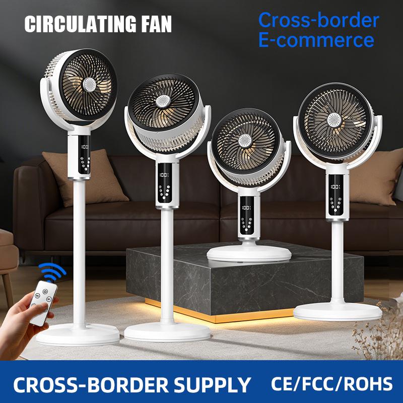 New Air Circulation Multifunctional Desktop & Vertical Digital Fan for Home & Dormitory Use