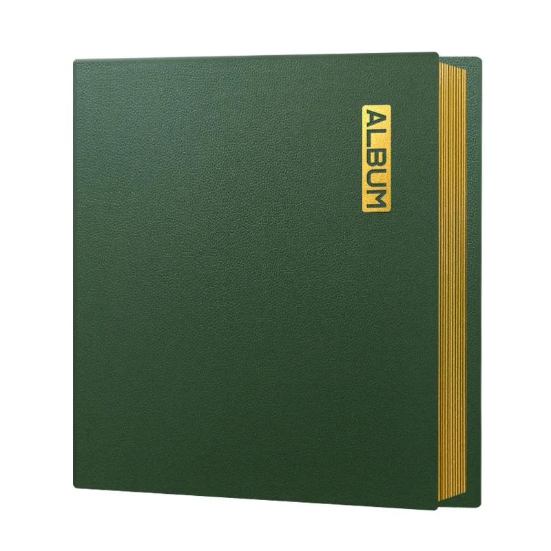 

Leather Commercial Home Commemorative Photo Album with Laminated Viscose Inner Page Cover A4 Self-adhesive Album