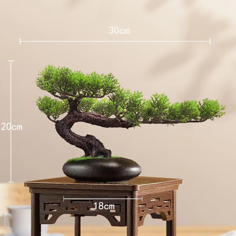 Simulation fake tree bonsai home living room Chinese sand table hotel porch landscaping decoration green plant ornaments