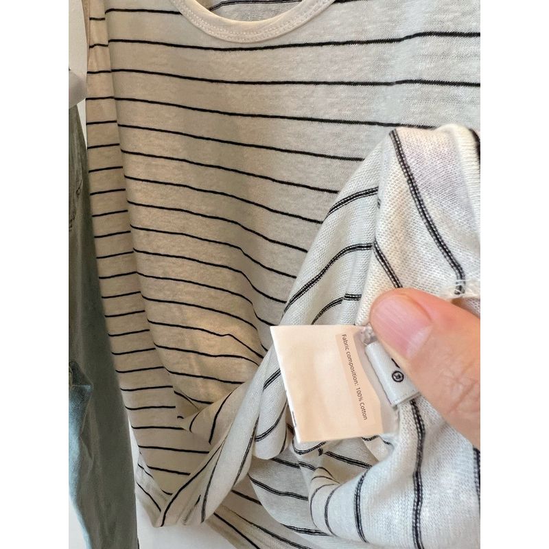 Soft and Comfortable, Cool and Breathable Drape Slimming Thin Stripes Inner Match Sleeveless Camisole for Women Outwear Summer