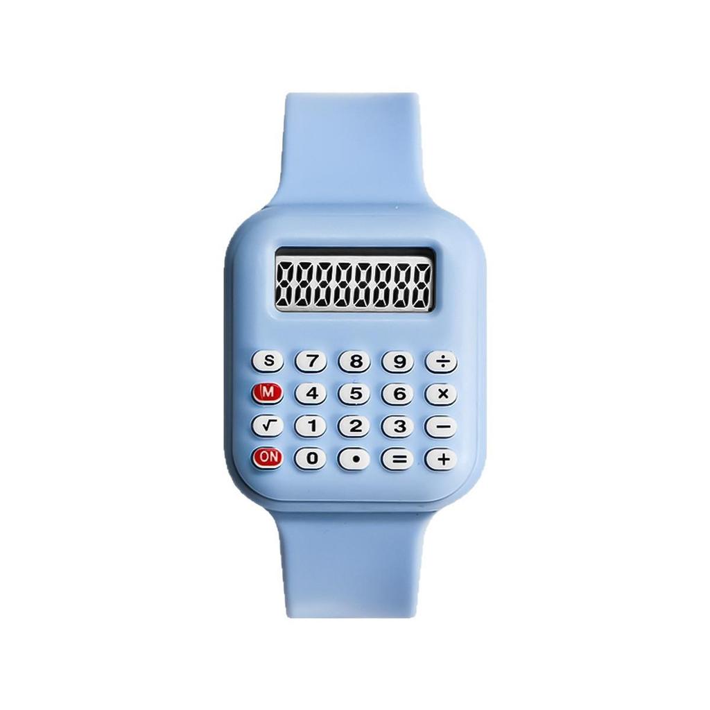 Multifunctioneel Mini Rekenmachine en Datum-Tijd Elektronisch Horloge voor Studenten en Kinderen