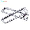 Rear Bumper Fog Light Lamp Cover Trim For Mitsubishi Lancer 2008-2016 2017 Chrome Car Tail Foglight Bezel Trims Accessories