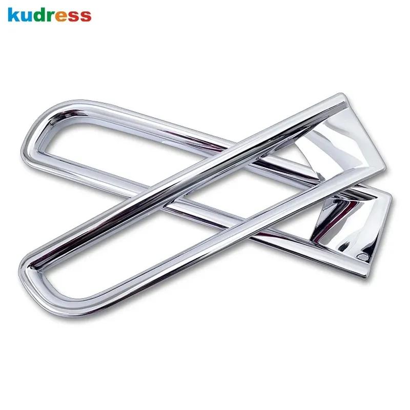 Rear Bumper Fog Light Lamp Cover Trim For Mitsubishi Lancer 2008-2016 2017 Chrome Car Tail Foglight Bezel Trims Accessories