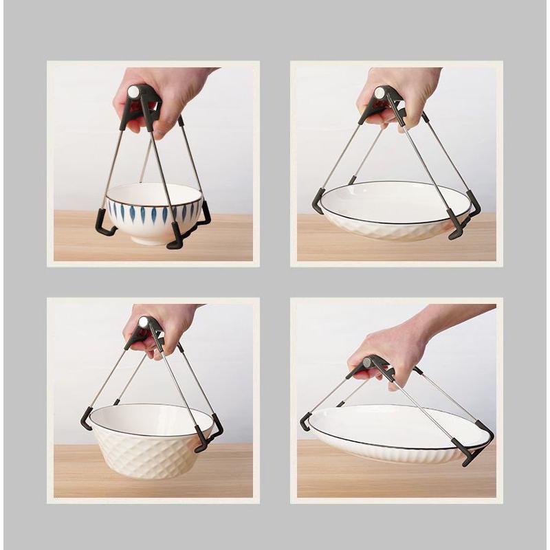 Huishoudelijke anti-broei klem schijf lifter stoomklem siliconen handschoenen magnetron bak anti-slip pannenklem keukenaccessoires