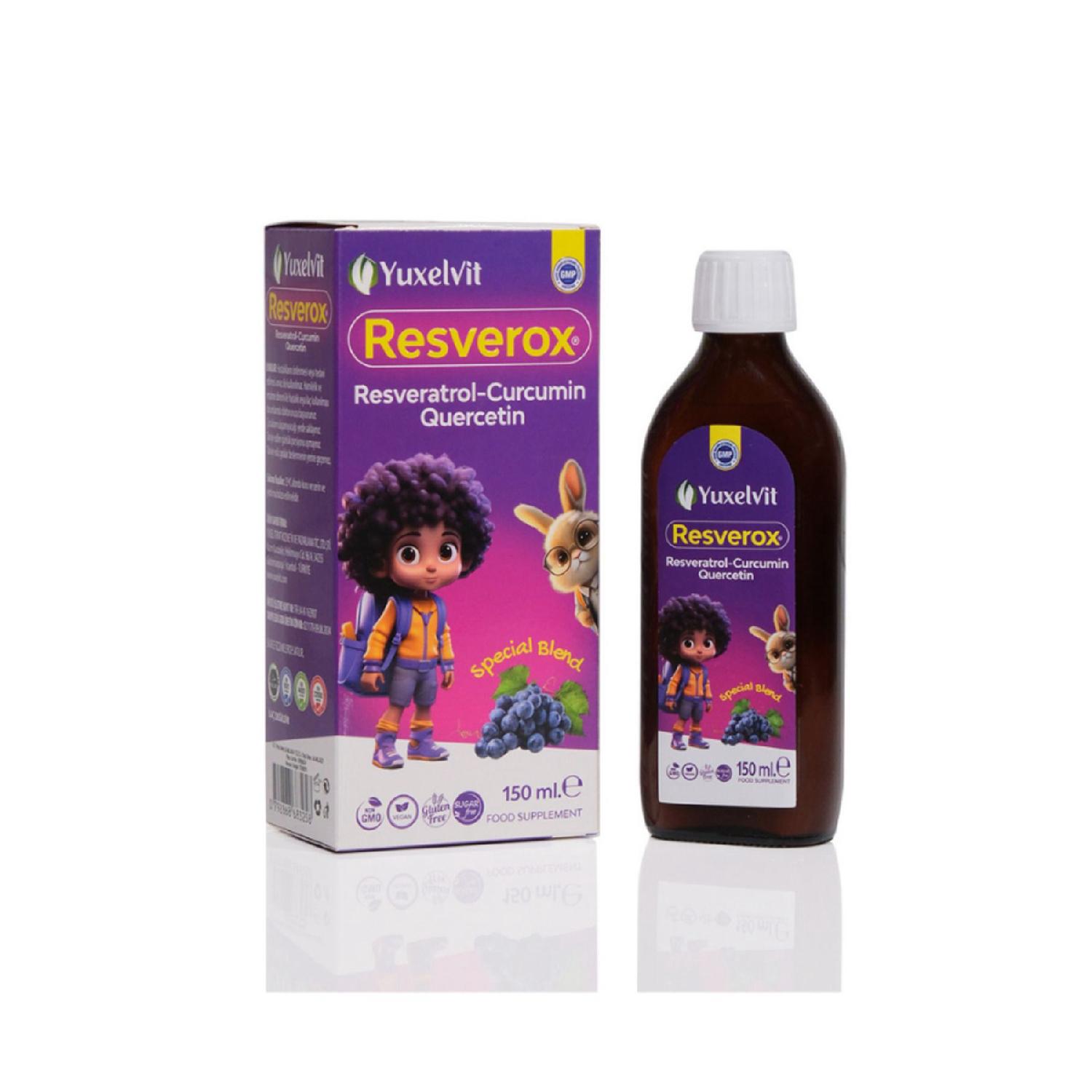 

Resverox | Resveratrol-curcumin-quercetin Syrup 150 Ml
